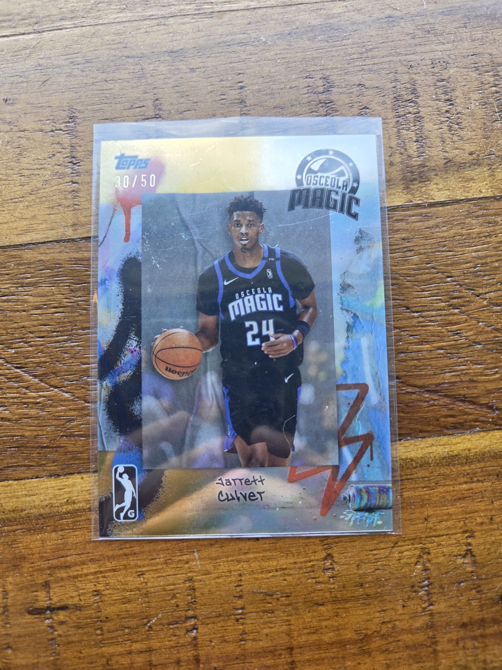 Topps Jarrett Culver Osceola Magic Card.